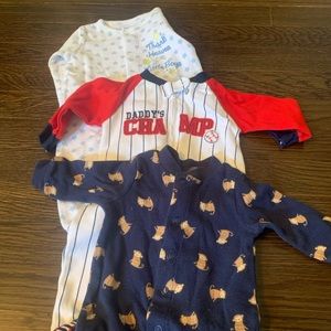 3 bundle 3mo sleepers for little boys